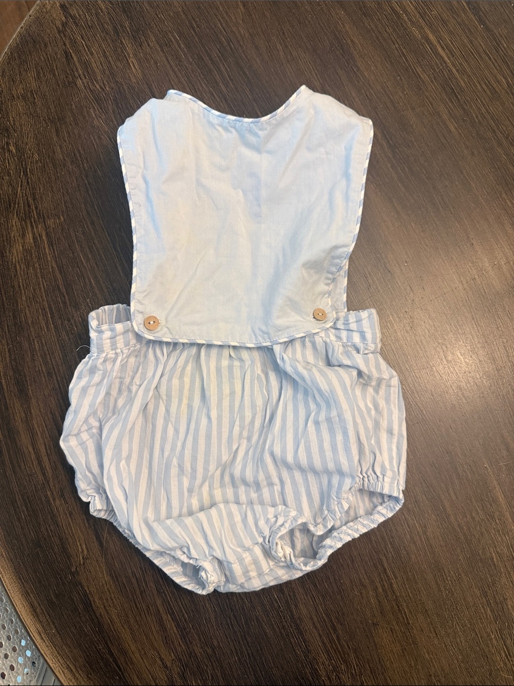 Light Blue Striped Baby Set